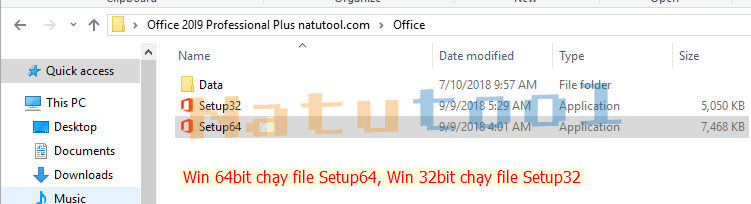 Quá trình cài đặt Office 2019 trên Windows 10