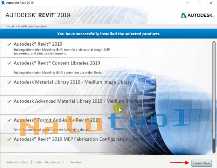 Hoàn tất cài đặt