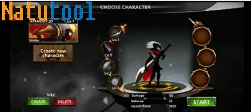 Bắt đầu chơi Stickman Legends