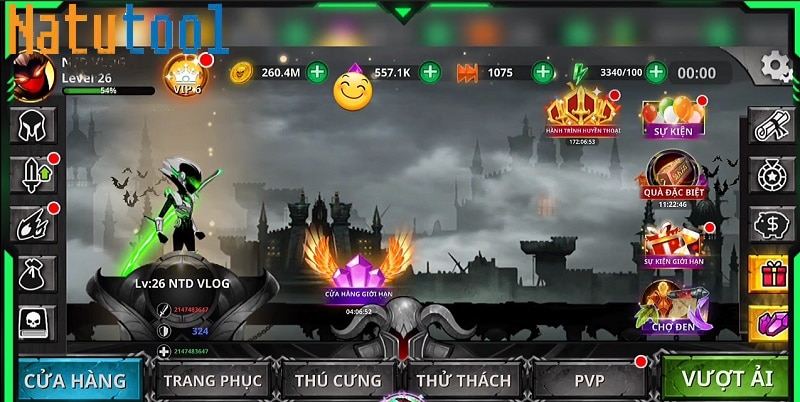 Stickman Legends MOD thành công