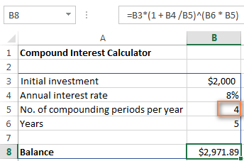 Tính Lãi Kép trong Excel: Công Thức và Ví Dụ Thực Tế Tính Lãi Kép trong Excel: Công Thức và Ví Dụ Thực Tế