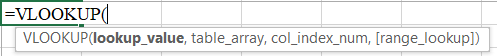 alt text: Cấu trúc hàm VLOOKUP trong Excel