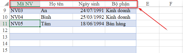 Excel Table behavior replacing column letters with headers