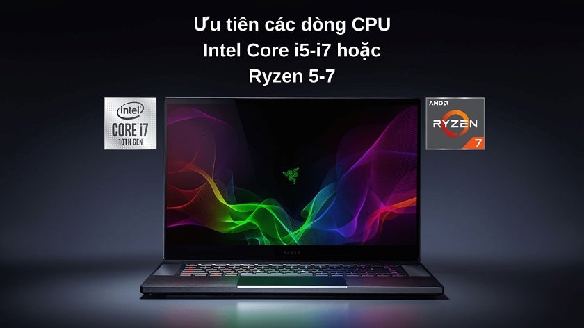 CPU cho laptop thiết kế đồ họa