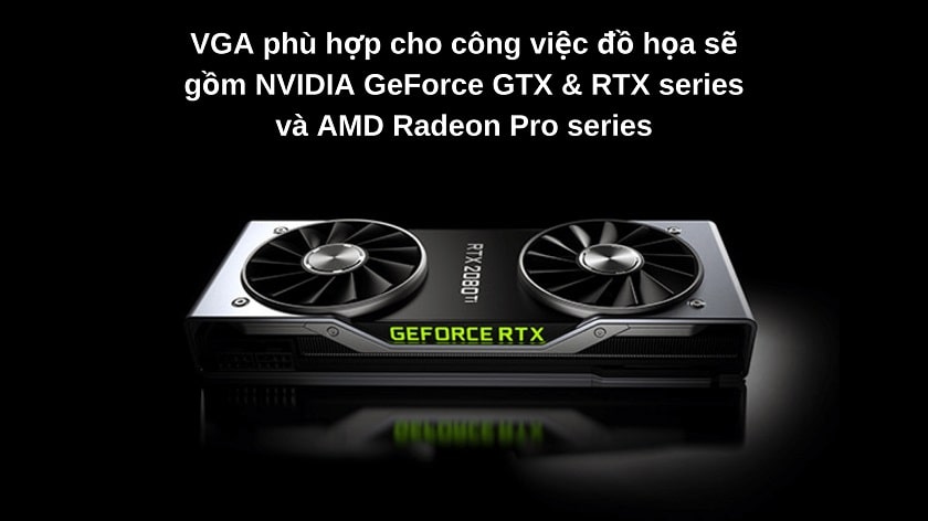 Card đồ họa cho laptop thiết kế
