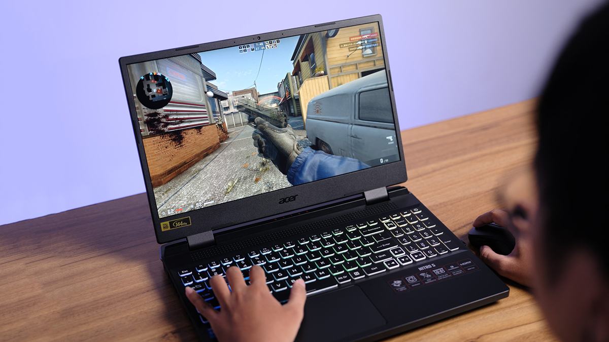 Cấu hình Acer Nitro 5 Tiger với CPU Intel Core i7, card đồ họa RTX 3060, RAM 8GB và SSD 512GB