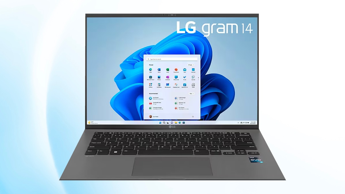 Laptop LG Gram 2023 thiết kế mỏng nhẹ