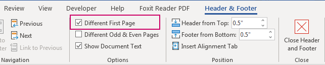 Tùy chọn Trang Đầu Khác