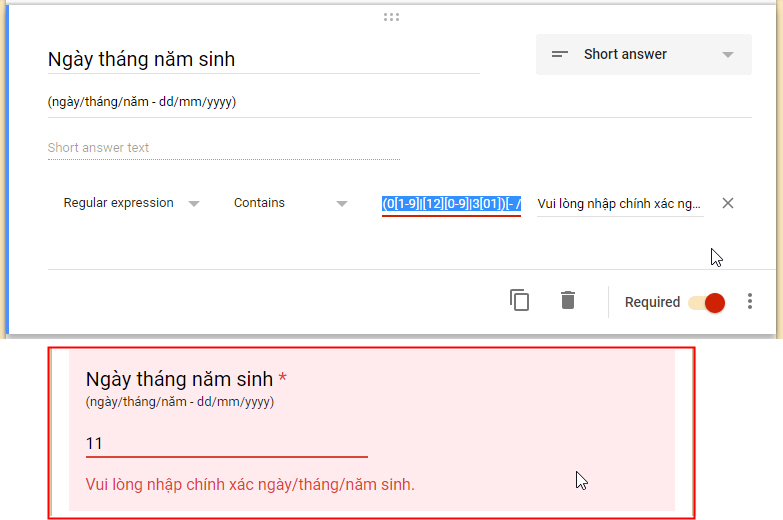 Xác Thực Dữ Liệu Trong Google Forms: Hướng Dẫn Chi Tiết