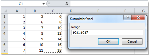 Chọn vùng dữ liệu cần chuyển đổi bằng VBA