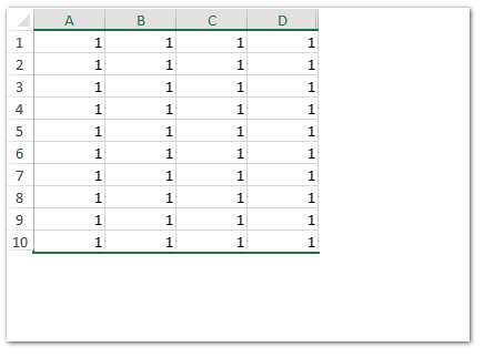 Kết quả sau khi ẩn