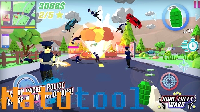 Ảnh chụp màn hình Dude Theft Wars