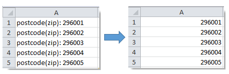 Kết quả sau khi thay thế ký tự trước dấu hai chấm