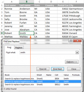 Tìm Kiếm và Thay Thế Dữ Liệu trong Excel: Hướng Dẫn Chi Tiết excel-find-all-274x300