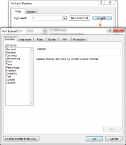 Tìm Kiếm và Thay Thế Dữ Liệu trong Excel: Hướng Dẫn Chi Tiết excel-find-format-260x300