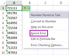 Chuyển Đổi Định Dạng Số Từ Text Sang Number Trong Excel Bỏ qua lỗi
