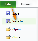 Lưu file Excel dưới dạng khác