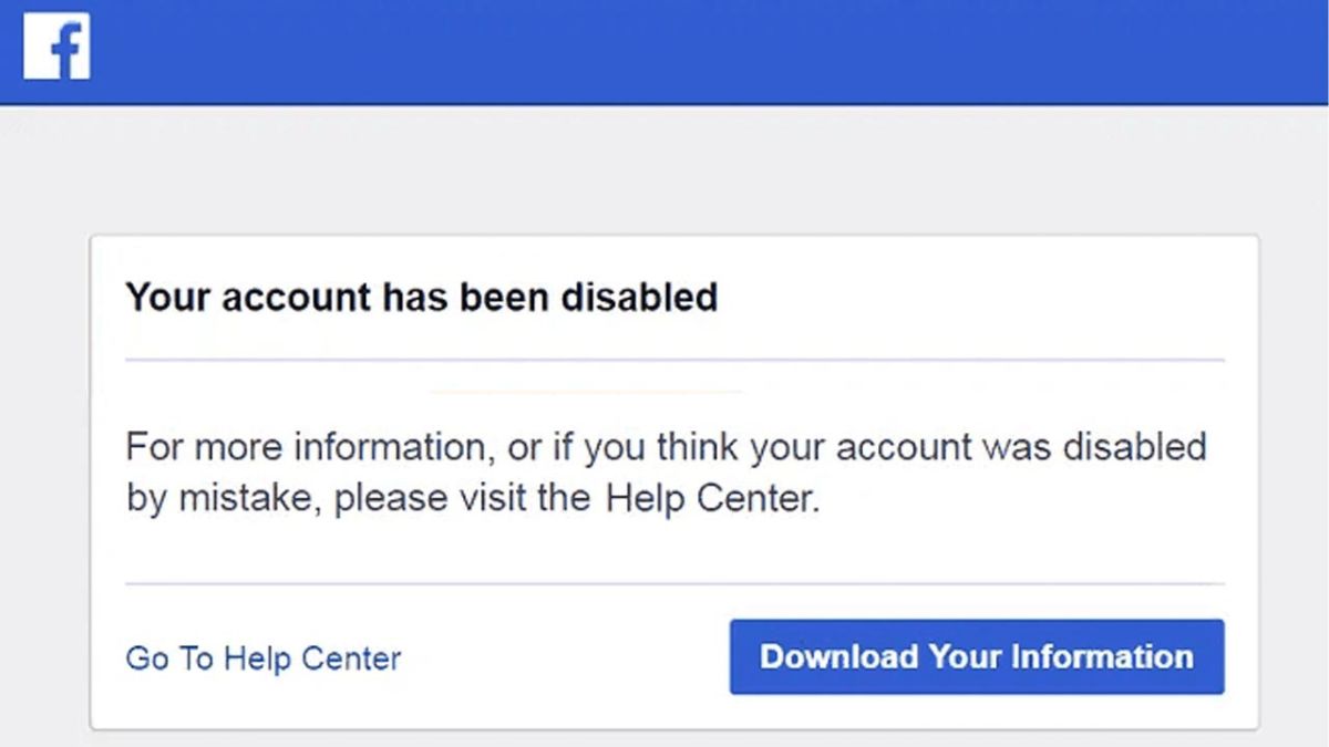 Khắc Phục Lỗi Facebook Không Vào Được Trên iPhone Kiểm tra tài khoản bị vô hiệu hóa