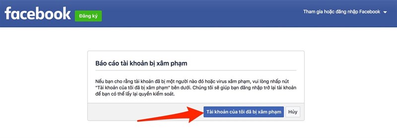 Mô tả ảnh:  Một số lưu ý khi khôi phục tài khoản Facebook bị hack