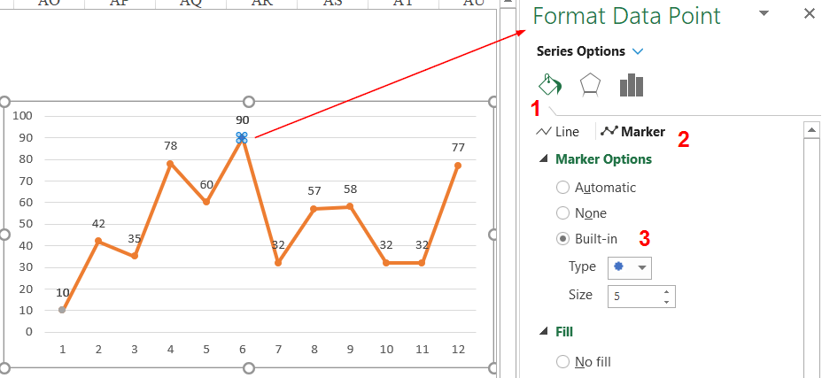 Vẽ Biểu Đồ Đường Trong Excel Và Tự Động Đánh Dấu Điểm Lớn Nhất, Nhỏ Nhất Vẽ Biểu Đồ Đường Trong Excel Và Tự Động Đánh Dấu Điểm Lớn Nhất, Nhỏ Nhất