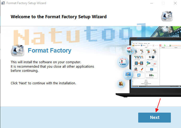 Các bước cài đặt Format Factory