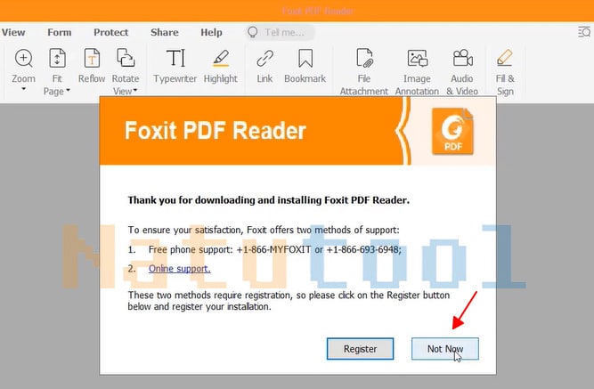 Giao diện Foxit Reader