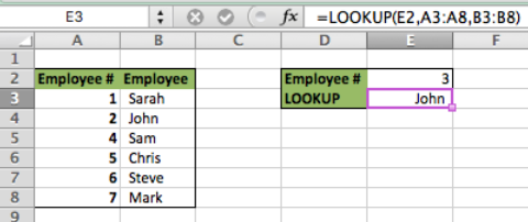 So sánh VLOOKUP và LOOKUP