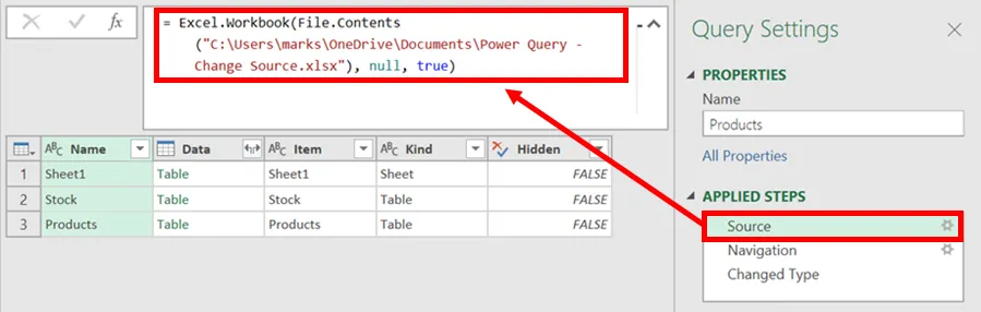 Thay Đổi Nguồn Dữ Liệu Trong Power Query: 3 Cách Đơn Giản Mã M trong Power Query