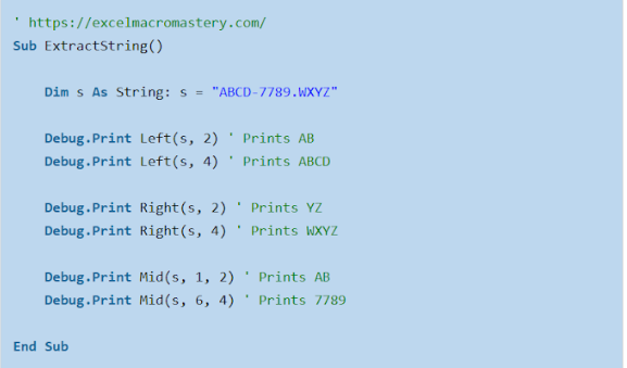 Minh họa Left, Right, Mid
