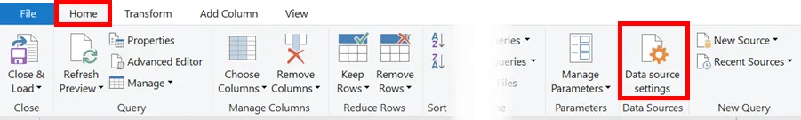 Thay Đổi Nguồn Dữ Liệu Trong Power Query: 3 Cách Đơn Giản Data Source Settings