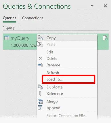 6 -Power Query – Tùy Chọn Close & Load