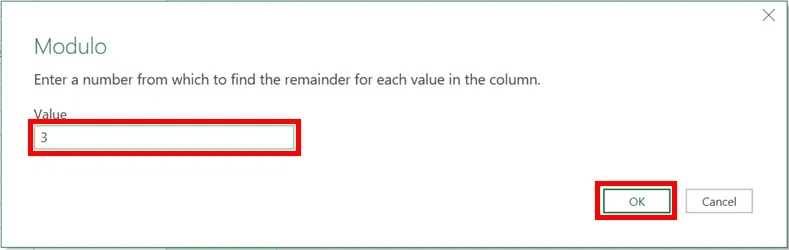 Hướng Dẫn Bỏ Sao Lưu Dữ Liệu Trong Một Cột Với Power Query Thêm cột Modulo