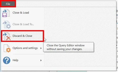 7 -Power Query – Tùy Chọn Close & Load