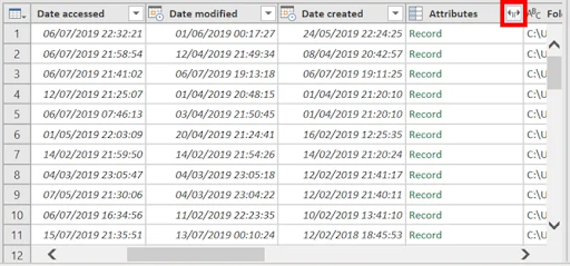 Thuộc tính tệp chi tiết