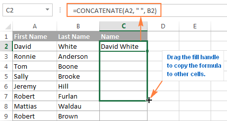 Nối Chuỗi trong Excel: Hướng Dẫn Chi Tiết và Toàn Diện Ví dụ nối cột