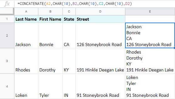 Nối chuỗi với dấu ngắt dòng