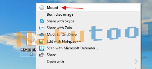 Giải nén Hiren's BootCD