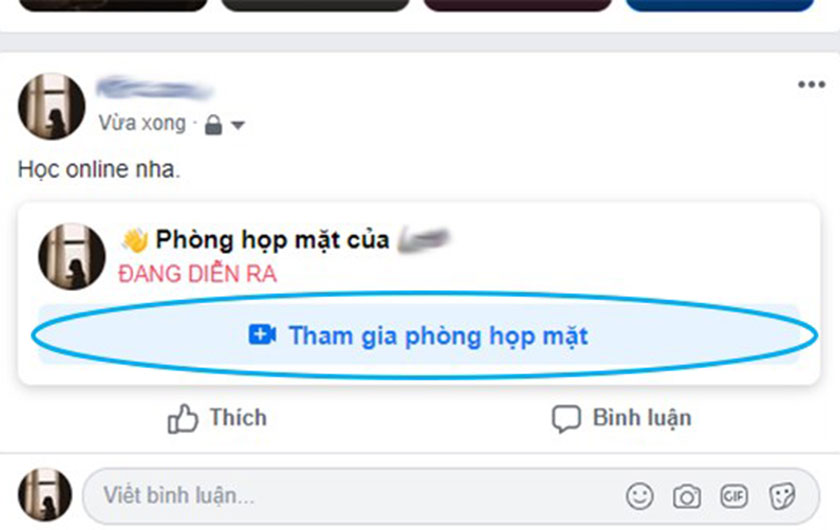 Tham gia phòng họp