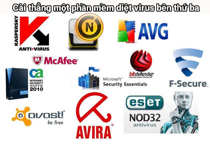 Phần mềm diệt virus bên thứ ba