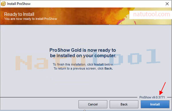 Quá trình cài đặt ProShow Gold