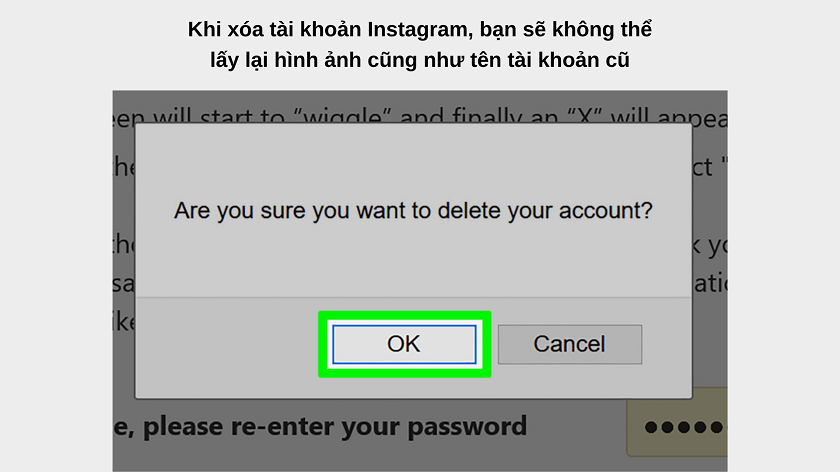 Lưu ý trước khi xóa tài khoản Instagram