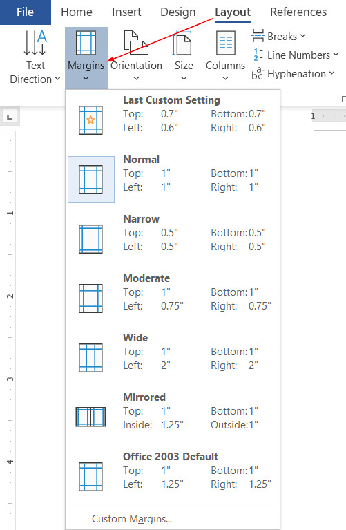 Cách căn lề nhanh với thẻ Layout