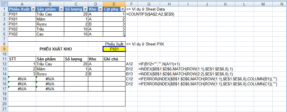 Nâng Cao Kỹ Năng Excel: Kết Hợp Hàm INDEX và MATCH