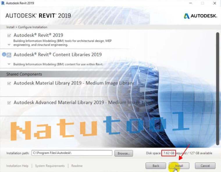 Installation Revit 2019