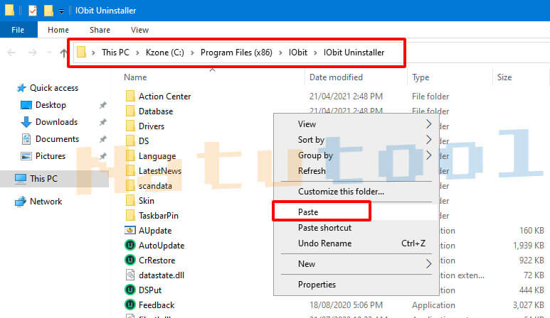 Dán file kích hoạt