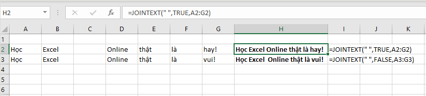 Mô tả hàm JOINTEXT