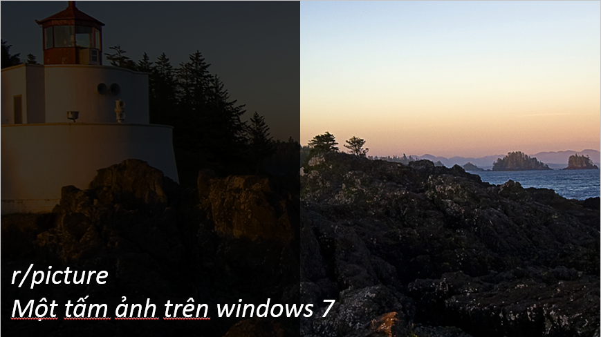 Phối Màu PowerPoint: Bí Quyết Thiết Kế Slide Chuyên Nghiệp Ví dụ về đặt văn bản trên hình ảnh