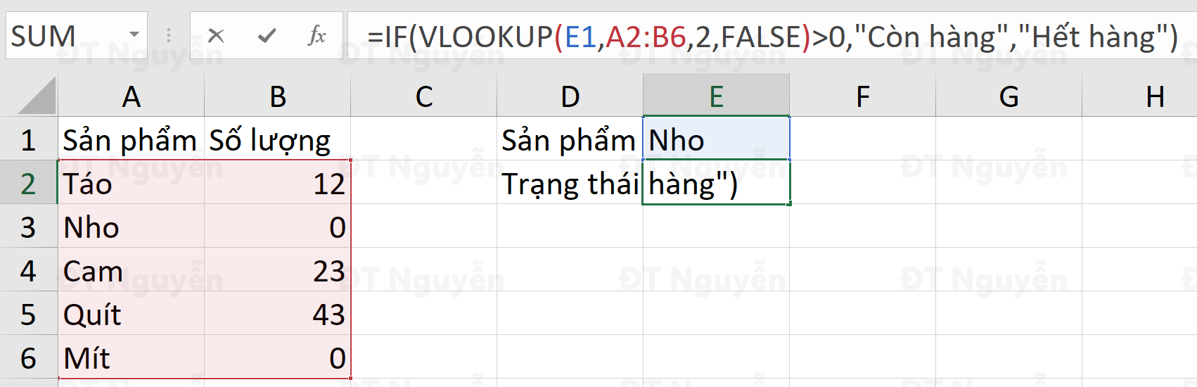 Kiểm tra hàng tồn kho