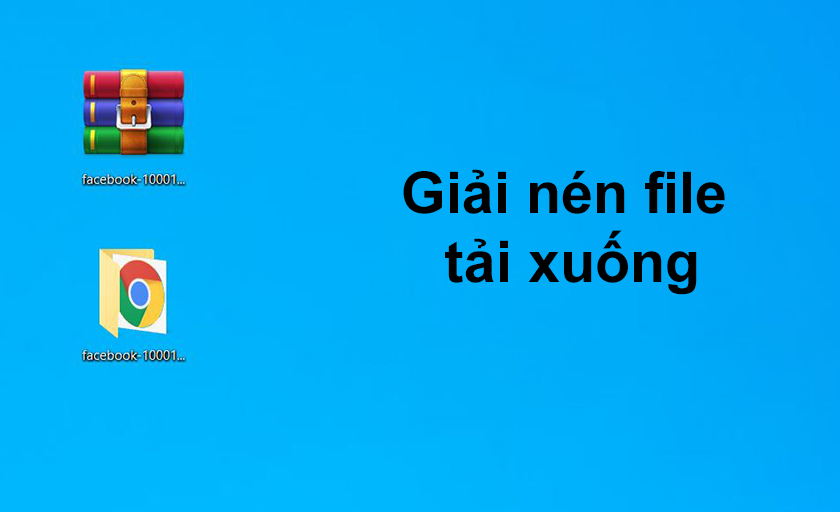Giải nén tệp dữ liệu