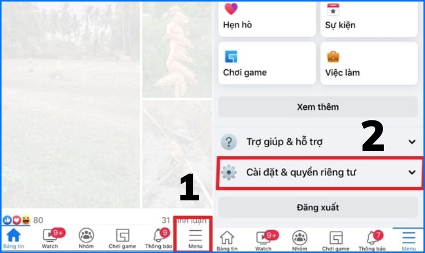 Cài đặt Facebook trên iOS